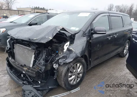 2021 Kia Sedona Lx из США, поврежденный, VIN KNDMB5C12M6662968